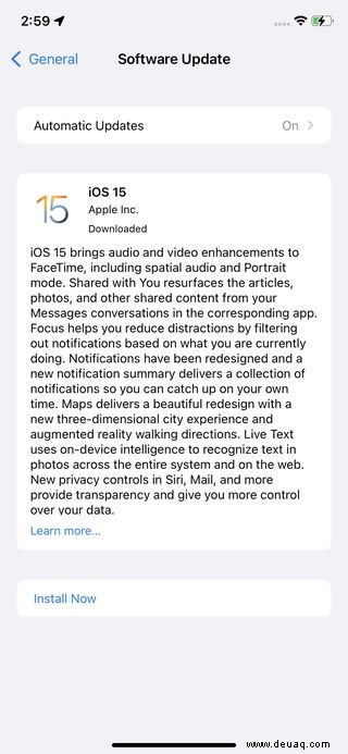 So erhalten Sie jetzt iOS 15 