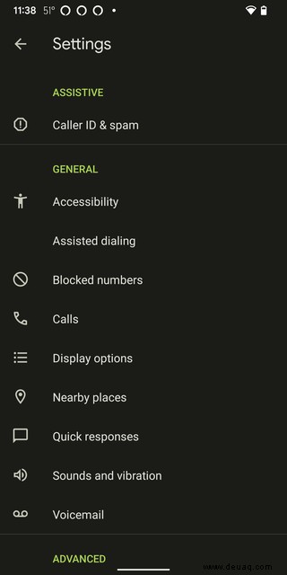 So verwenden Sie die Anrufüberwachungsfunktionen von Android 12 