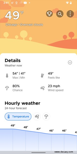 Zehn Top-Wetter-Apps für Android-Handys 