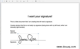 So erstellen Sie eine Signatur für PDF-Dokumente auf einem Mac 