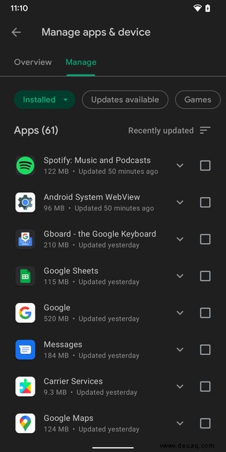 Android 101:So geben Sie Speicherplatz auf Ihrem Telefon frei 