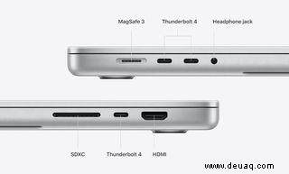 Wo bekommt man die neuen 14- und 16-Zoll-MacBook Pros? 
