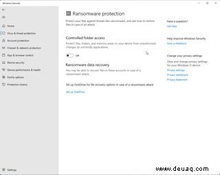 So schützen Sie Ihren PC mit dem integrierten Schutz von Windows vor Ransomware 