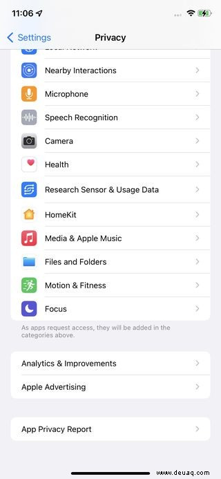 So verwenden Sie den neuen App-Datenschutzbericht des iPhones 