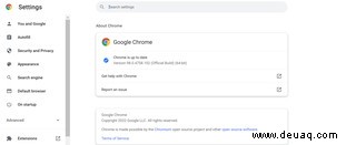 So aktualisieren Sie Google Chrome 