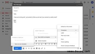 So richten Sie E-Mail-Vorlagen in Google Mail ein und verwenden sie 