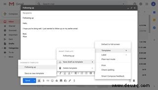So richten Sie E-Mail-Vorlagen in Google Mail ein und verwenden sie 