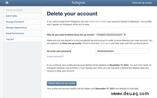 So löschen Sie Ihr Instagram-Konto 