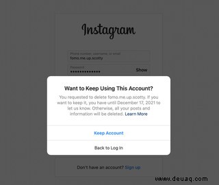 So löschen Sie Ihr Instagram-Konto 