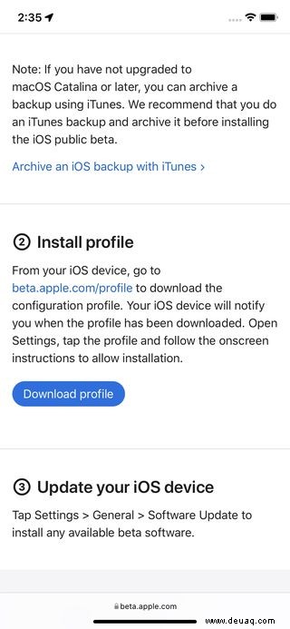 So installieren Sie die öffentliche Betaversion von iOS 15.4 