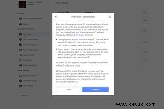So ändern Sie Ihren PlayStation Network-Benutzernamen 
