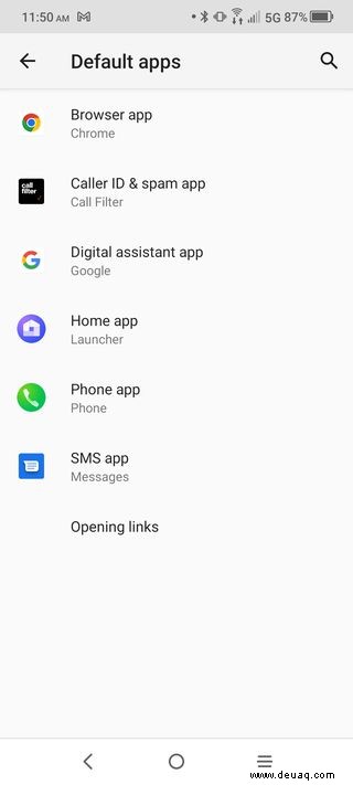 So ändern Sie die Standard-Apps auf Ihrem Android-Telefon 