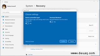 So setzen Sie Ihr Windows 11-System zurück 