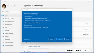 So setzen Sie Ihr Windows 11-System zurück 