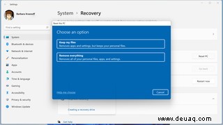 So setzen Sie Ihr Windows 11-System zurück 