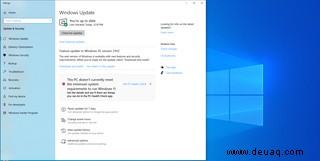 So aktualisieren Sie auf die neueste Version von Windows 10 