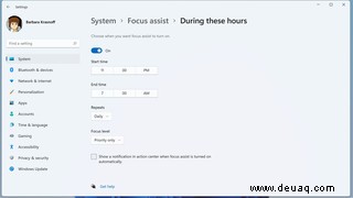 So verwenden Sie die Fokusunterstützung in Windows 11 