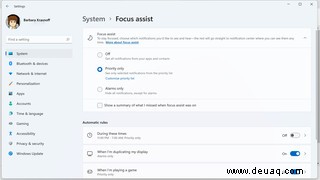 So verwenden Sie die Fokusunterstützung in Windows 11 