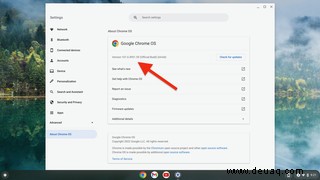 So überprüfen Sie, welche Version von Chrome OS Sie verwenden 
