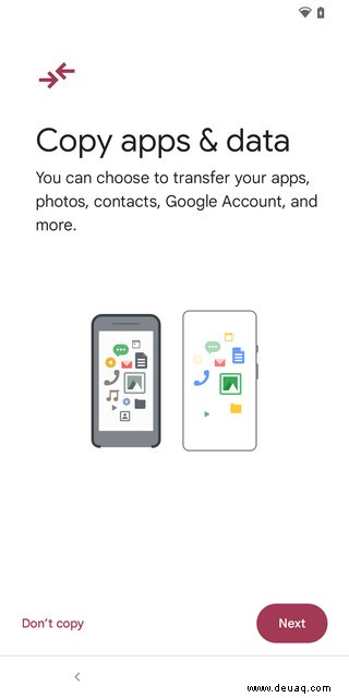 So verschieben Sie Ihre Daten auf ein neues Android-Telefon 