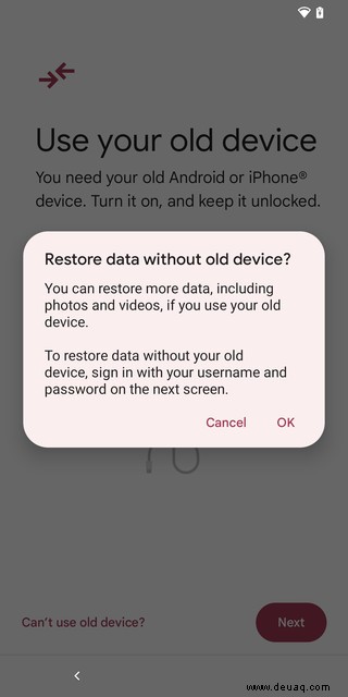 So verschieben Sie Ihre Daten auf ein neues Android-Telefon 
