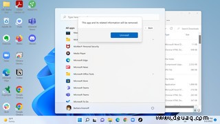 Windows 11-Grundlagen:So deinstallieren Sie Apps 