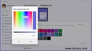 Windows 11-Grundlagen:So personalisieren Sie Ihr Hintergrundbild und Ihren Sperrbildschirm 