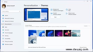 Windows 11-Grundlagen:So personalisieren Sie Ihr Hintergrundbild und Ihren Sperrbildschirm 