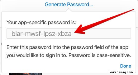 So erstellen Sie App-spezifische Passwörter für iCloud auf dem iPhone 