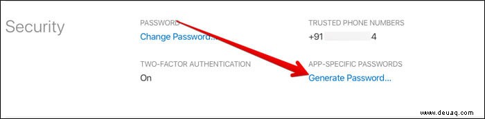 So erstellen Sie App-spezifische Passwörter für iCloud auf dem iPhone 