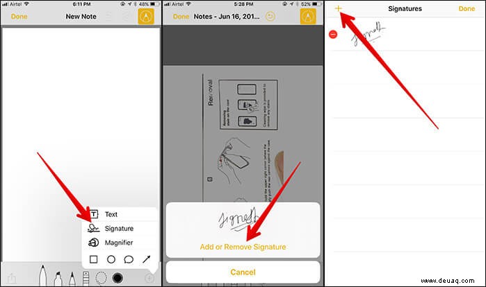 So verwenden Sie Instant Markup in der Notizen-App auf iPhone und iPad 