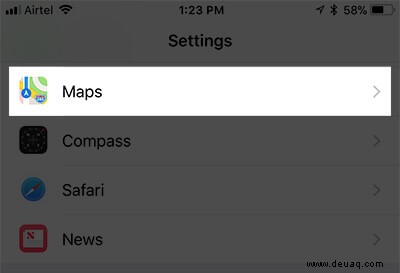 So aktivieren Sie Karten, um Fahrten von Fahrtbuchungs-Apps auf dem iPhone anzuzeigen 
