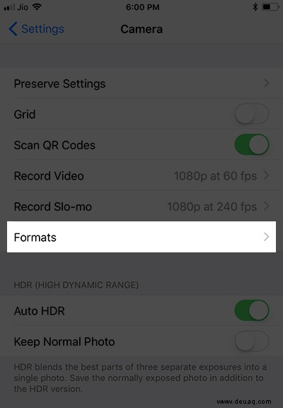 So nehmen Sie 4K-Videos mit 60 FPS auf dem iPhone auf 