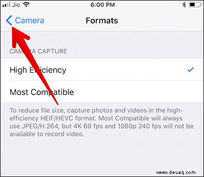 So nehmen Sie 4K-Videos mit 60 FPS auf dem iPhone auf 