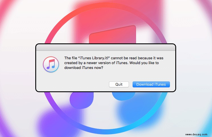 So beheben Sie, dass die Datei „iTunes Library.itl“ auf dem Mac nicht gelesen werden kann 