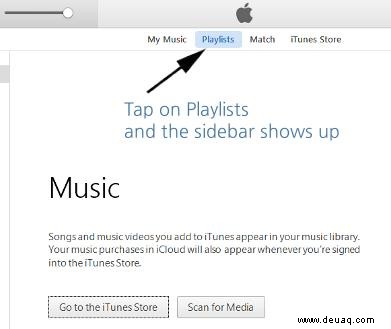 So aktivieren Sie die Seitenleiste in iTunes 12 auf Mac und Computer 