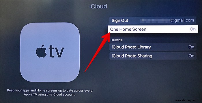 So synchronisieren Sie den Apple TV-Startbildschirm auf allen Apple TVs 