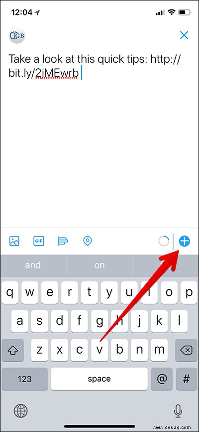 So verknüpfen Sie mehrere Tweets in Twitter auf iPhone und iPad 