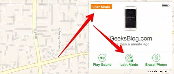 So aktivieren Sie den verlorenen Modus auf iPhone und iPad 