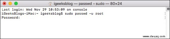 So aktivieren Sie den Root-Benutzer auf dem Mac, um ihn vor dem gefährlichen MacOS High Sierra-Bug zu schützen 