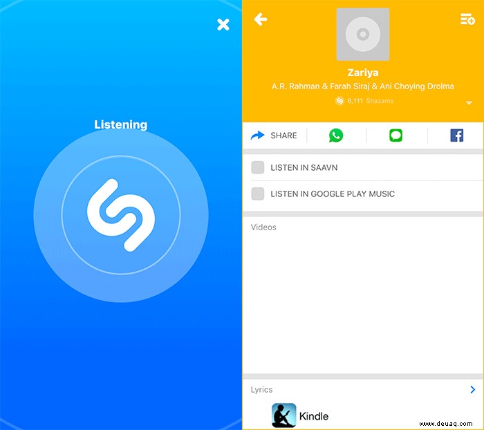 So verwenden Sie den Offline-Modus in Shazam auf iPhone und iPad 