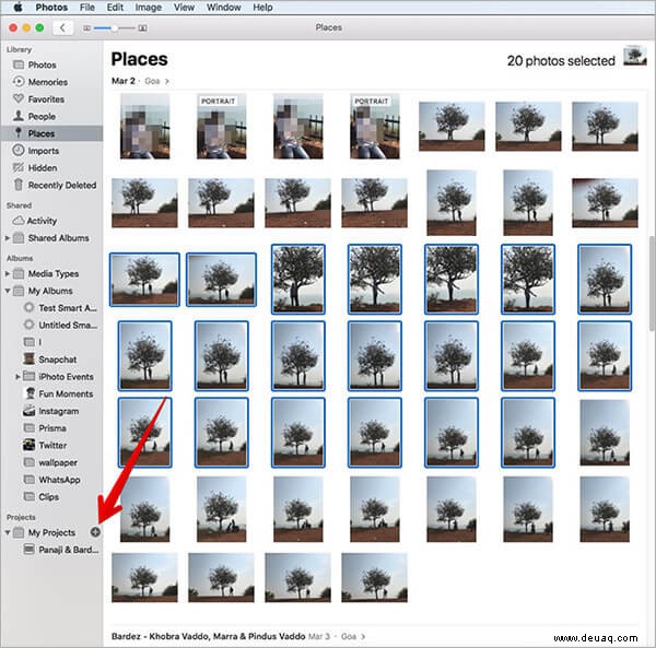 So erstellen Sie ein Fotobuch mit der Fotos-App auf dem Mac 