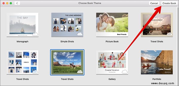 So erstellen Sie ein Fotobuch mit der Fotos-App auf dem Mac 