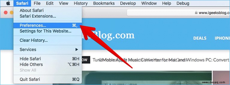 So speichern Sie alle Safari-Seiten in der Leseliste auf dem Mac 