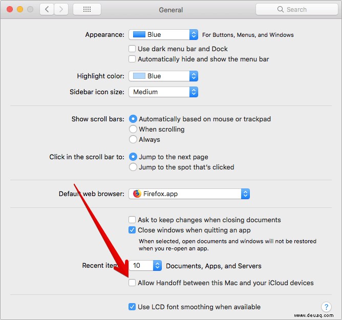 Übergabe funktioniert nicht zwischen iOS 11 und macOS High Sierra? 