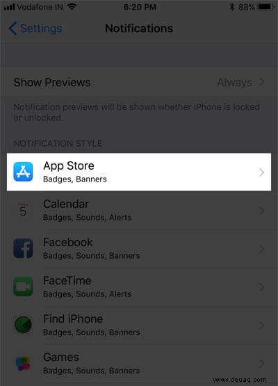 So deaktivieren Sie das rote App Store-Abzeichen auf iPhone und iPad 