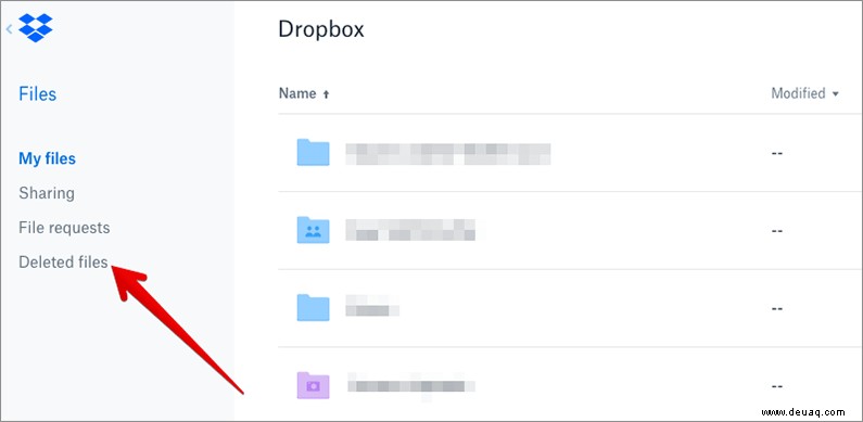 So stellen Sie gelöschte Dateien oder Ordner in Dropbox wieder her 