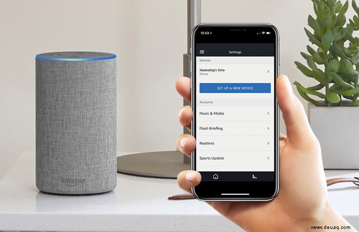 So ändern Sie den Standort des Alexa-Geräts auf iPhone und Android 