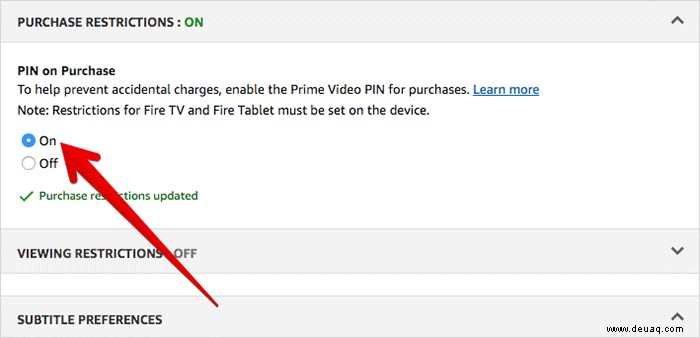 So verwenden Sie die Kindersicherung für Amazon Prime Video 