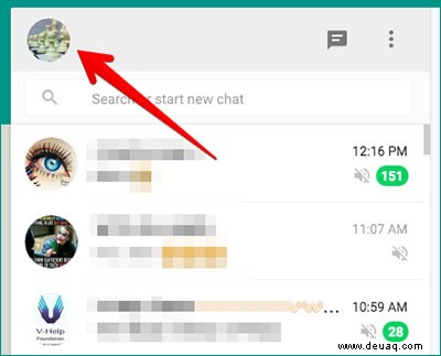 So ändern Sie das WhatsApp-Profilbild von WhatsApp Web 